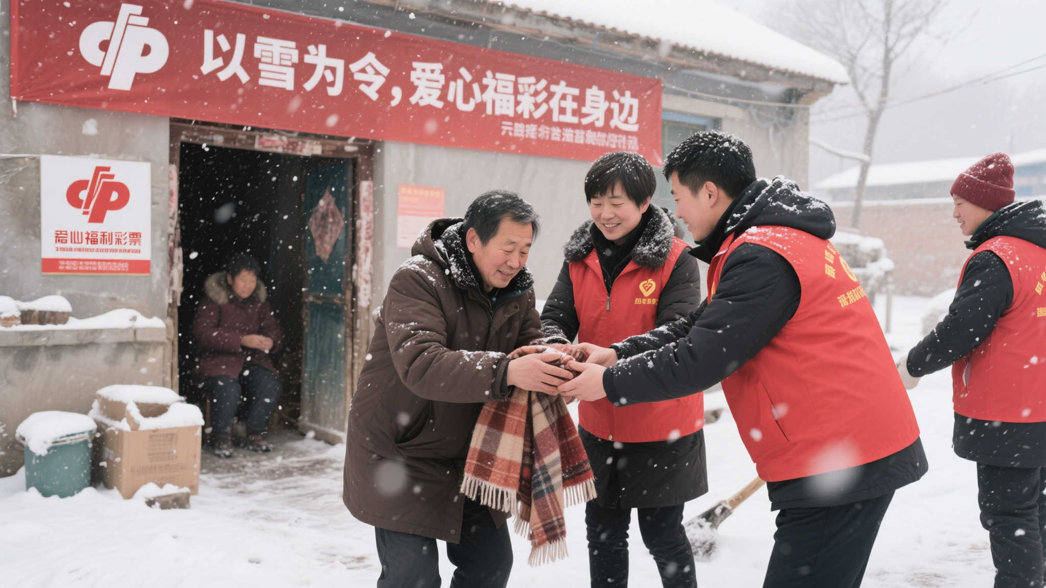 温暖寒冬：爱心福彩，一直都在你身边
当