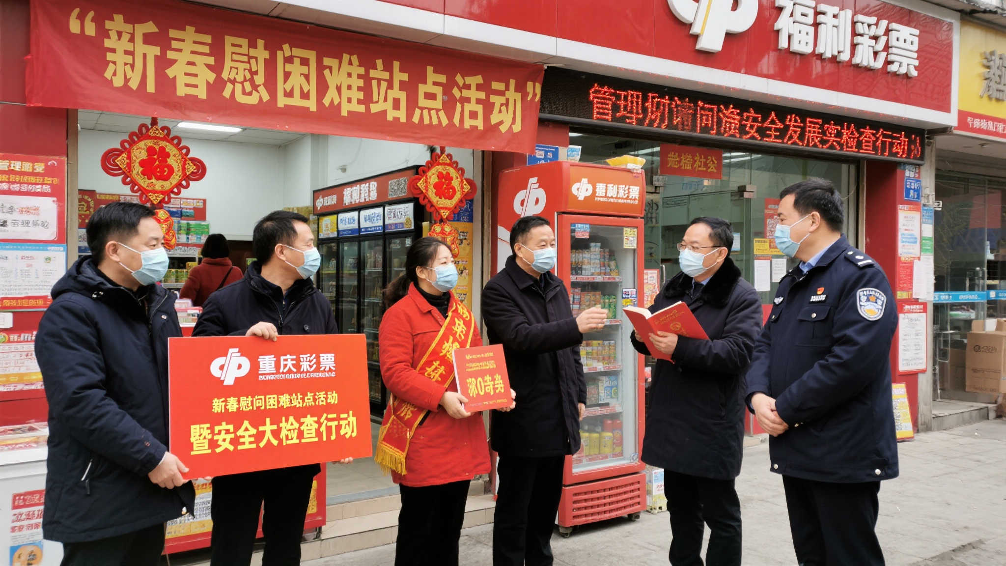 在新春佳节到来之际，重庆福彩以实际行动展