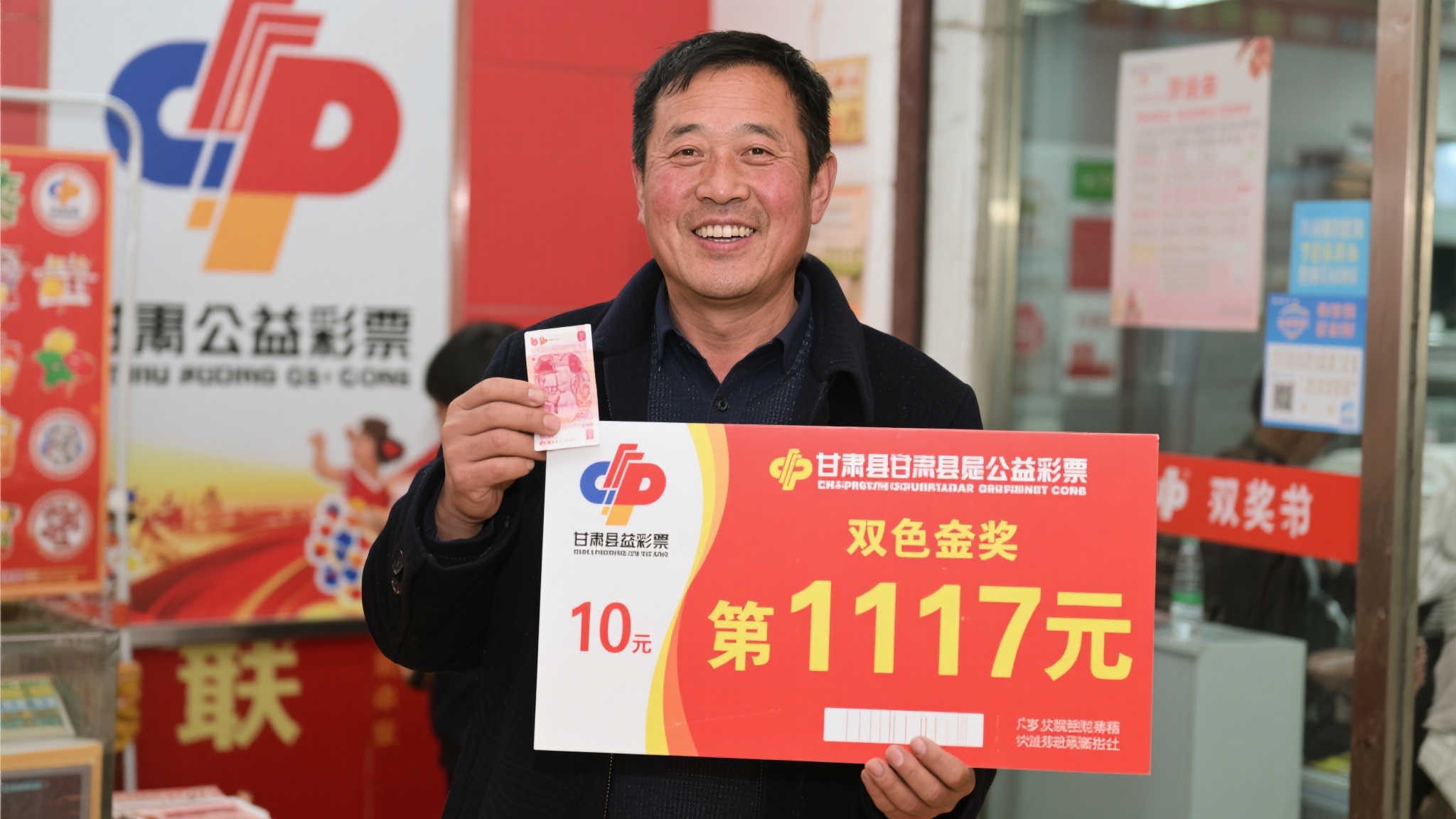 张掖彩民10元擒双色球1117万 热衷公益回馈社会 在甘肃张掖,一位幸运的彩民仅花费10元购
