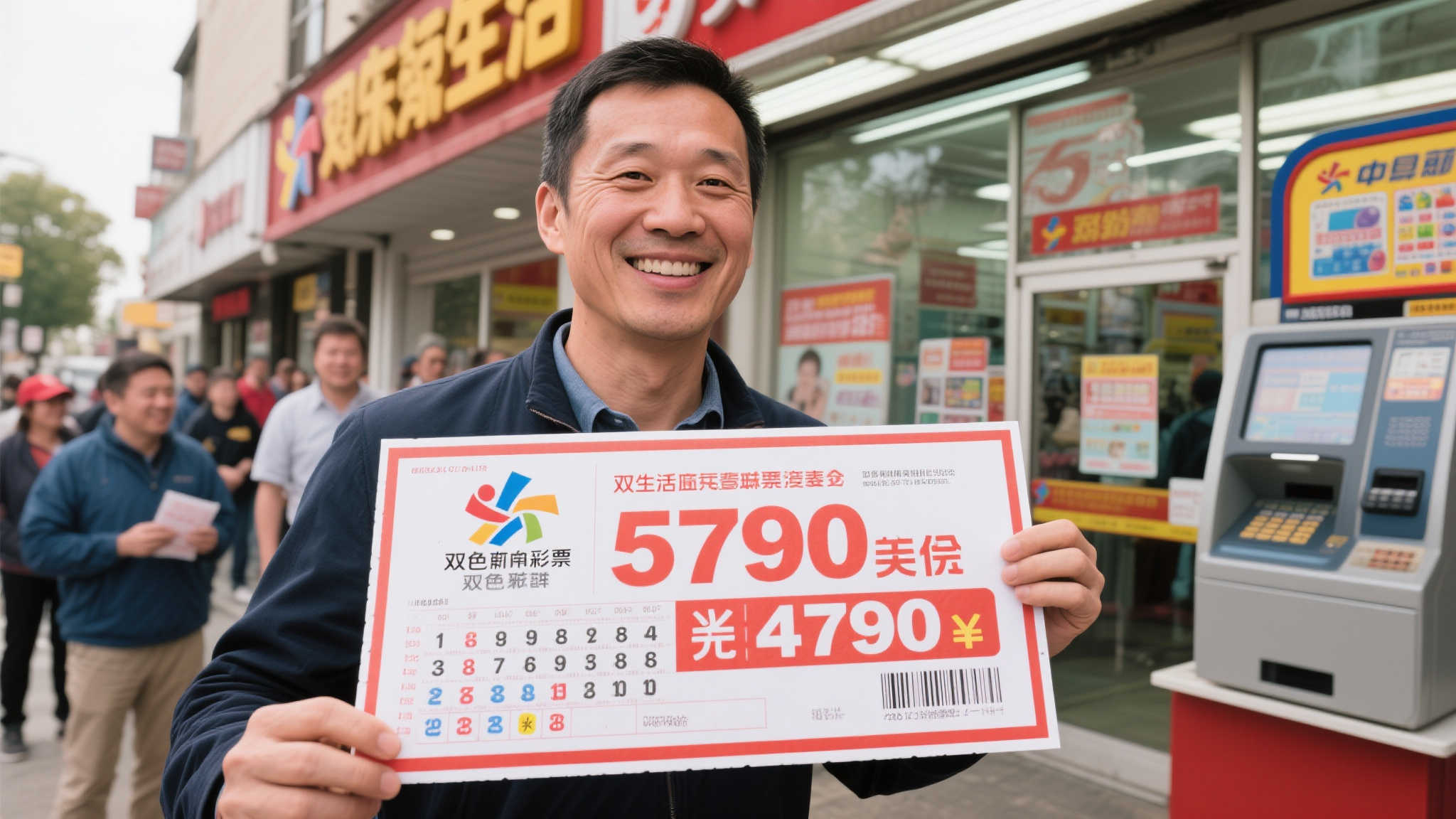 男子仅花4元机选双色球 喜中579万圆两大人生梦想