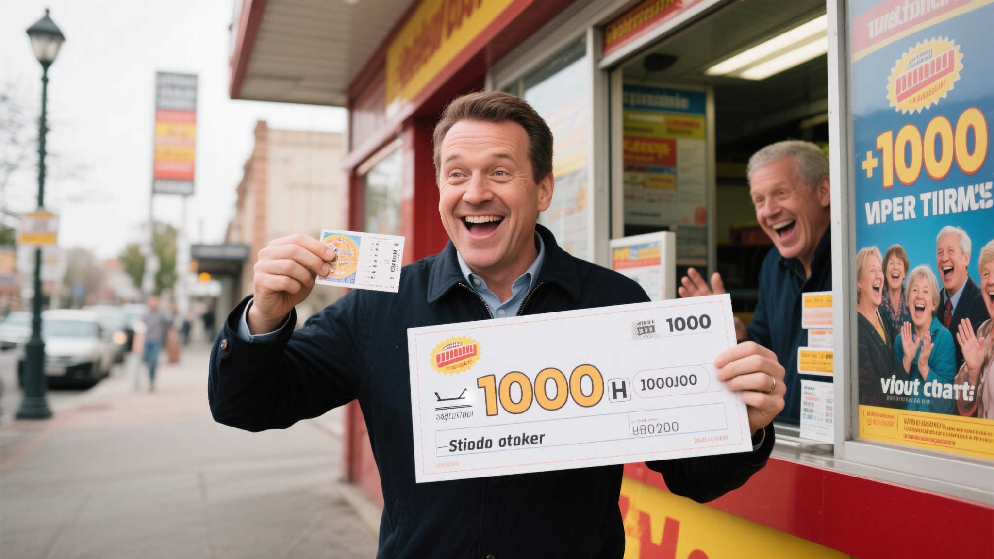 无论是这位男子的100万头奖，还是其他人