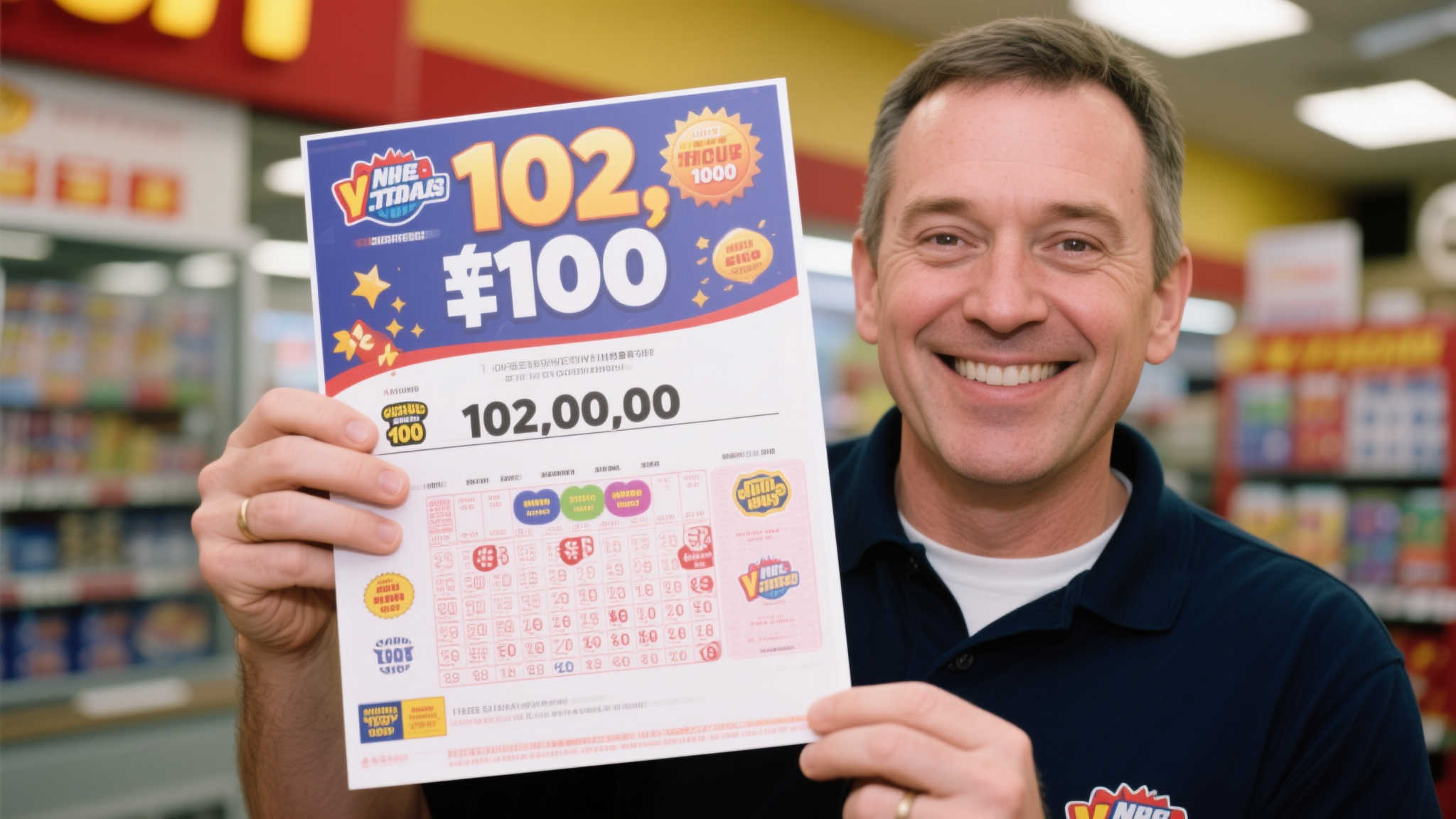 以此次102万大奖为例，他的这张票不仅命