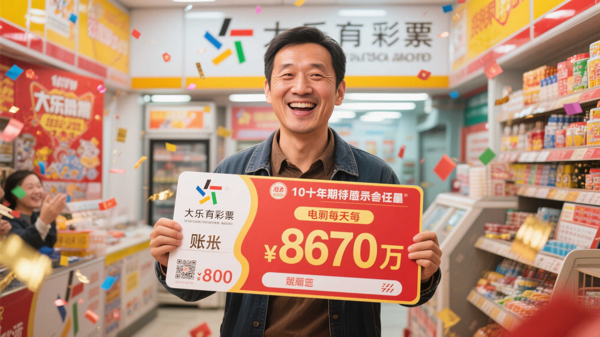 男子梦想成真:苦盼10余年终揽大乐透867万大奖! 想象一下,十多年的期盼与坚持,终于在某一