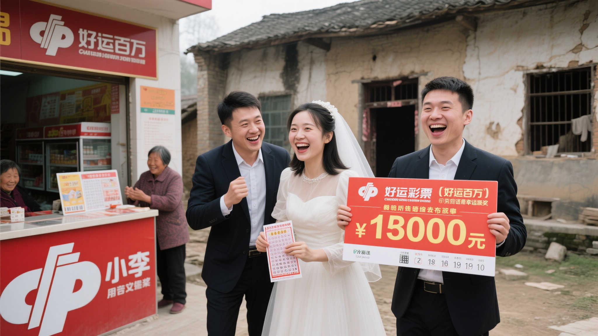 年轻夫妇喜中福彩“好运百万”100万 计划翻新老家旧宅 福彩百万大奖背后的故事
小李和小张是一