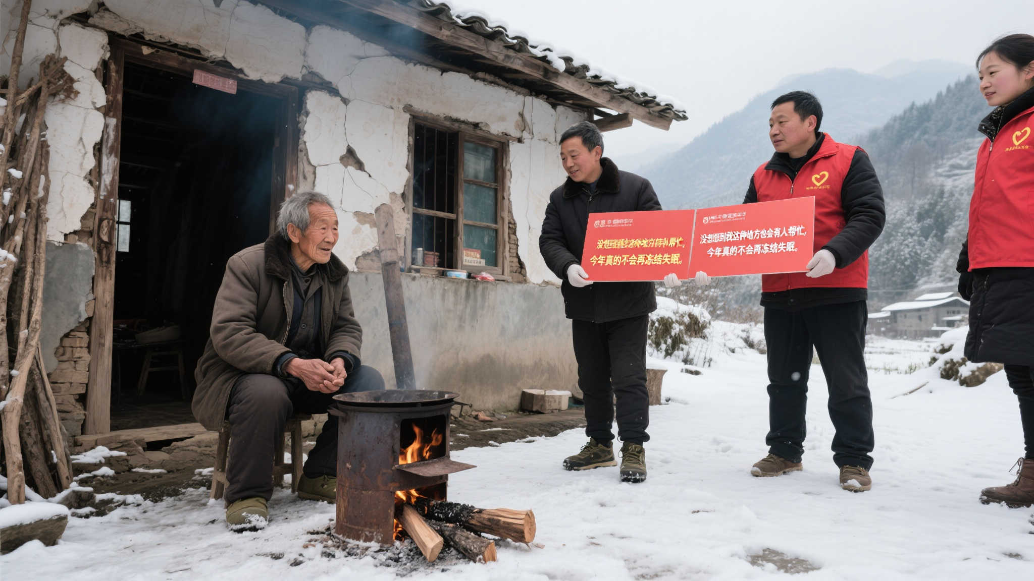 福彩公益金送温暖,658万元援助农村困难群众过冬 李某是四川省青川县的一名孤寡老人,由于经