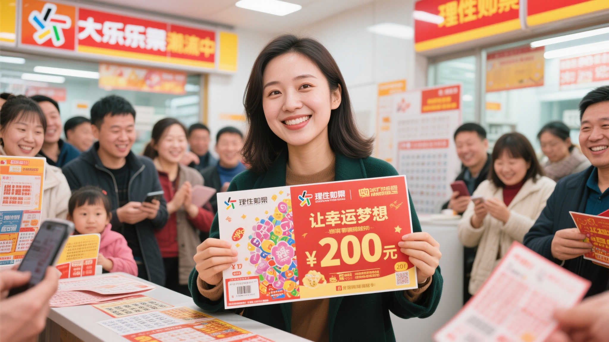 女彩民单注命中大乐透120万 淡然面对错失千万巨奖