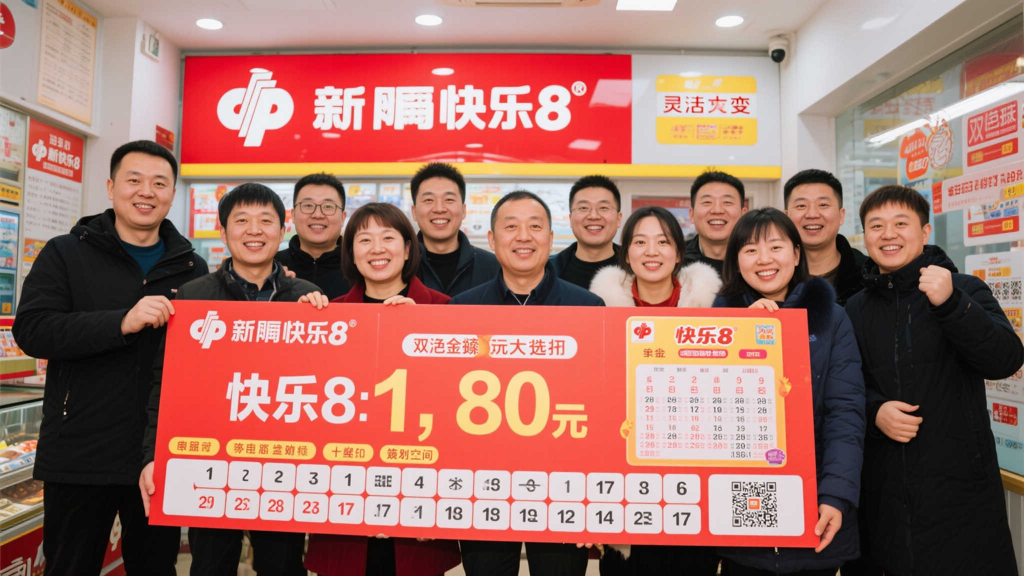 17人联手购彩半年,喜中福彩快乐8游戏309万大奖 提到这次中奖,离不开他们对玩法选择的独到