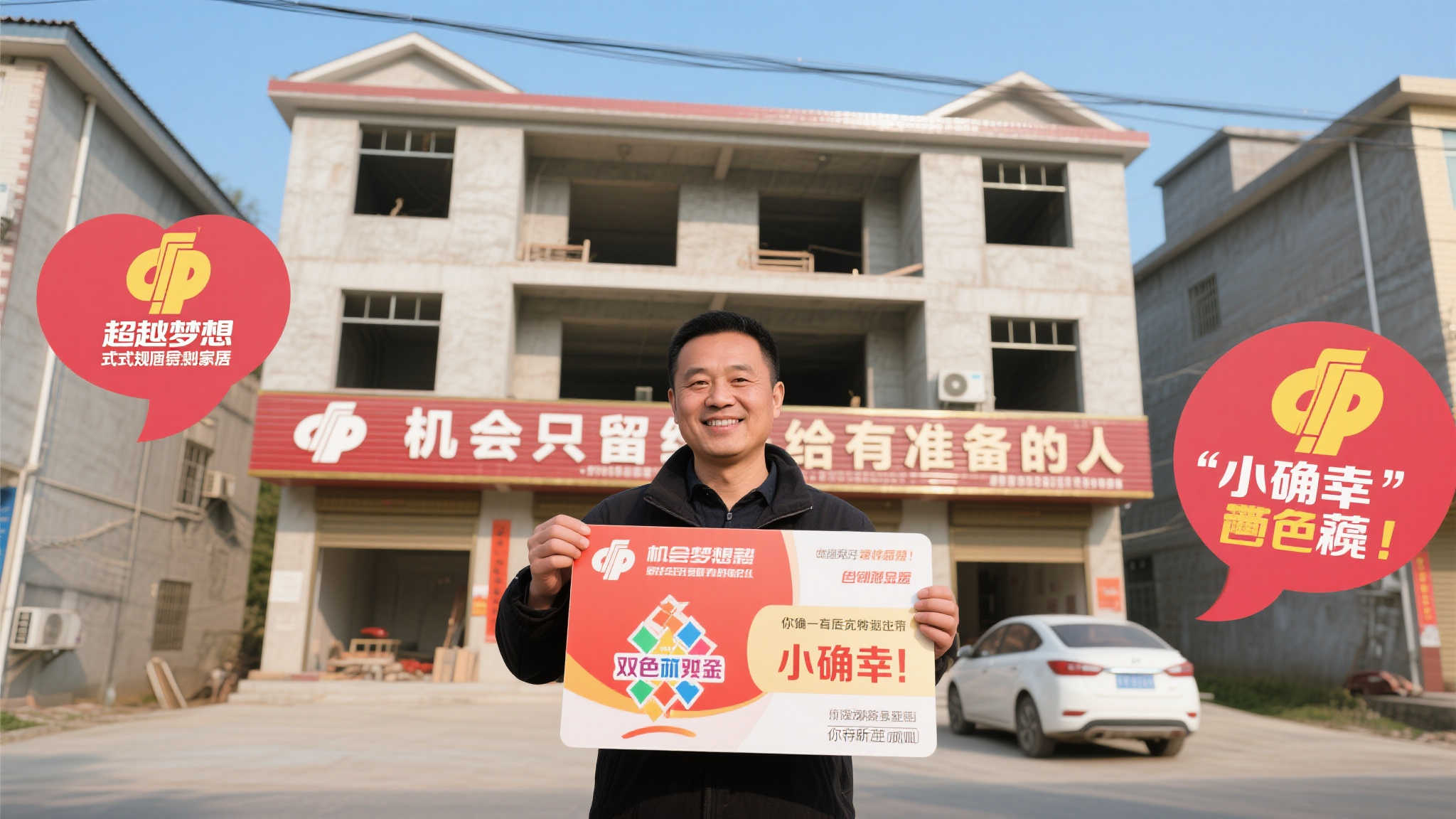 男子险失双色球千万巨奖 计划建三层豪宅