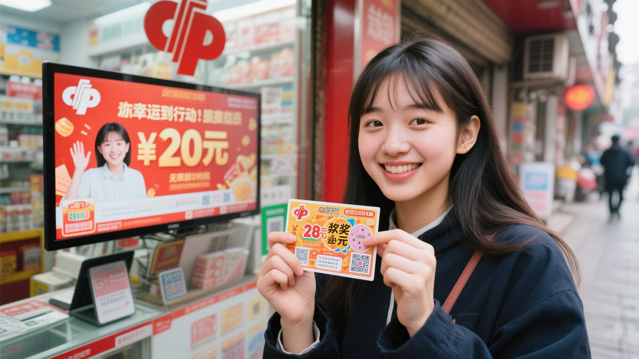 18岁少女街头刮中20万福彩大奖,开启创业梦想之旅 18岁少女街头刮中20万福彩大奖,开启创业梦想之旅