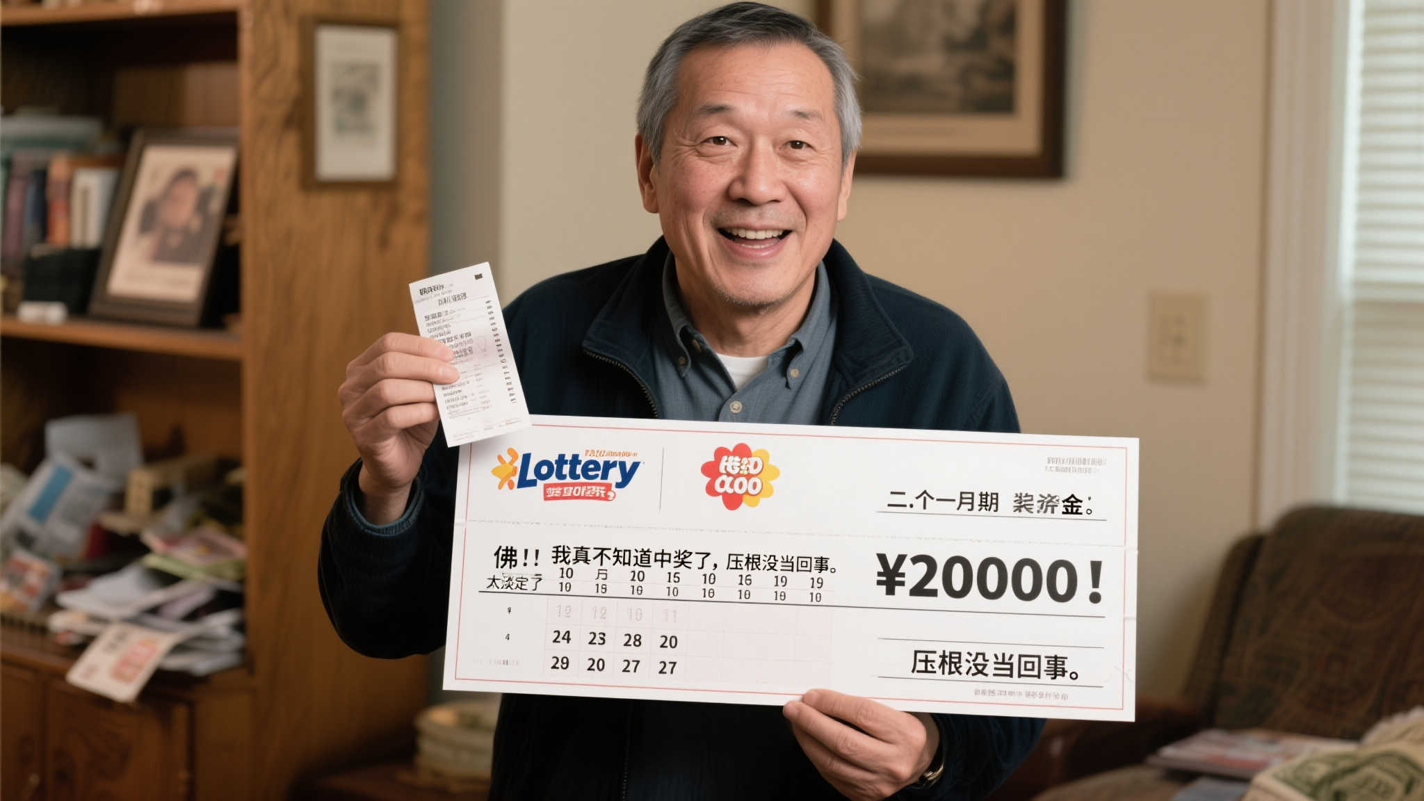 二、一个月后才兑奖：我真不知道中奖了
