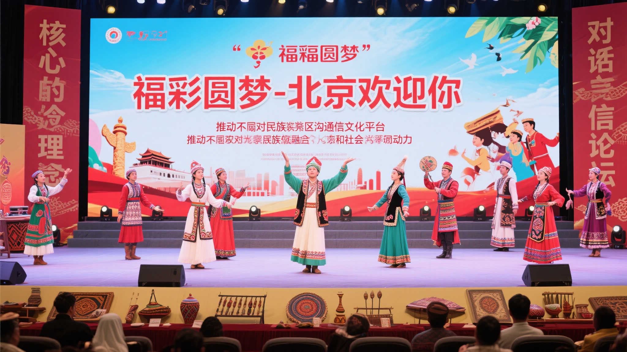 北京欢迎你—民族团结一家亲福彩圆梦活动启幕 _“福彩圆梦-北京欢迎你”的核心理念是通