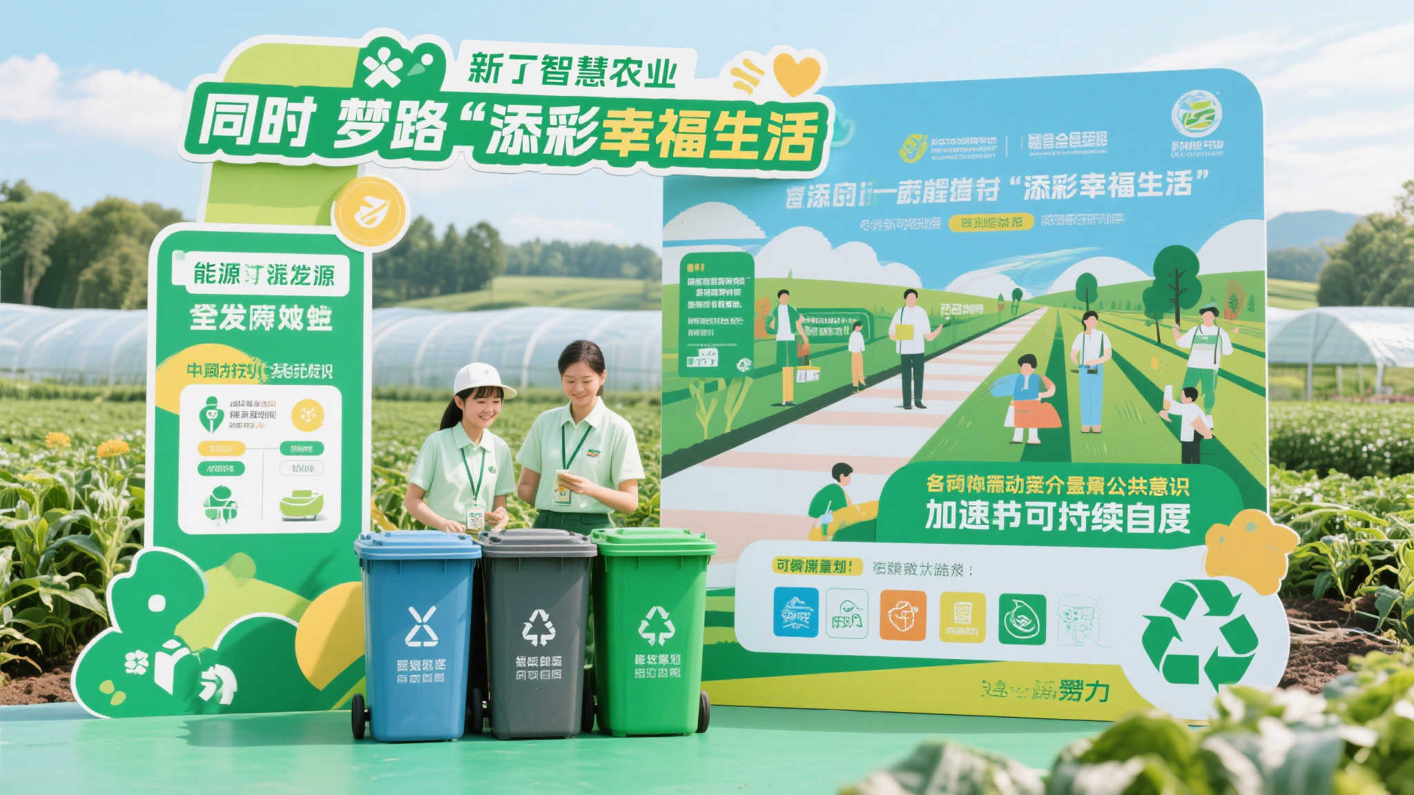 走访湘潭传递爱,百年辉煌共筑幸福路 除了智慧农业,绿色环保也是此次活动中的重