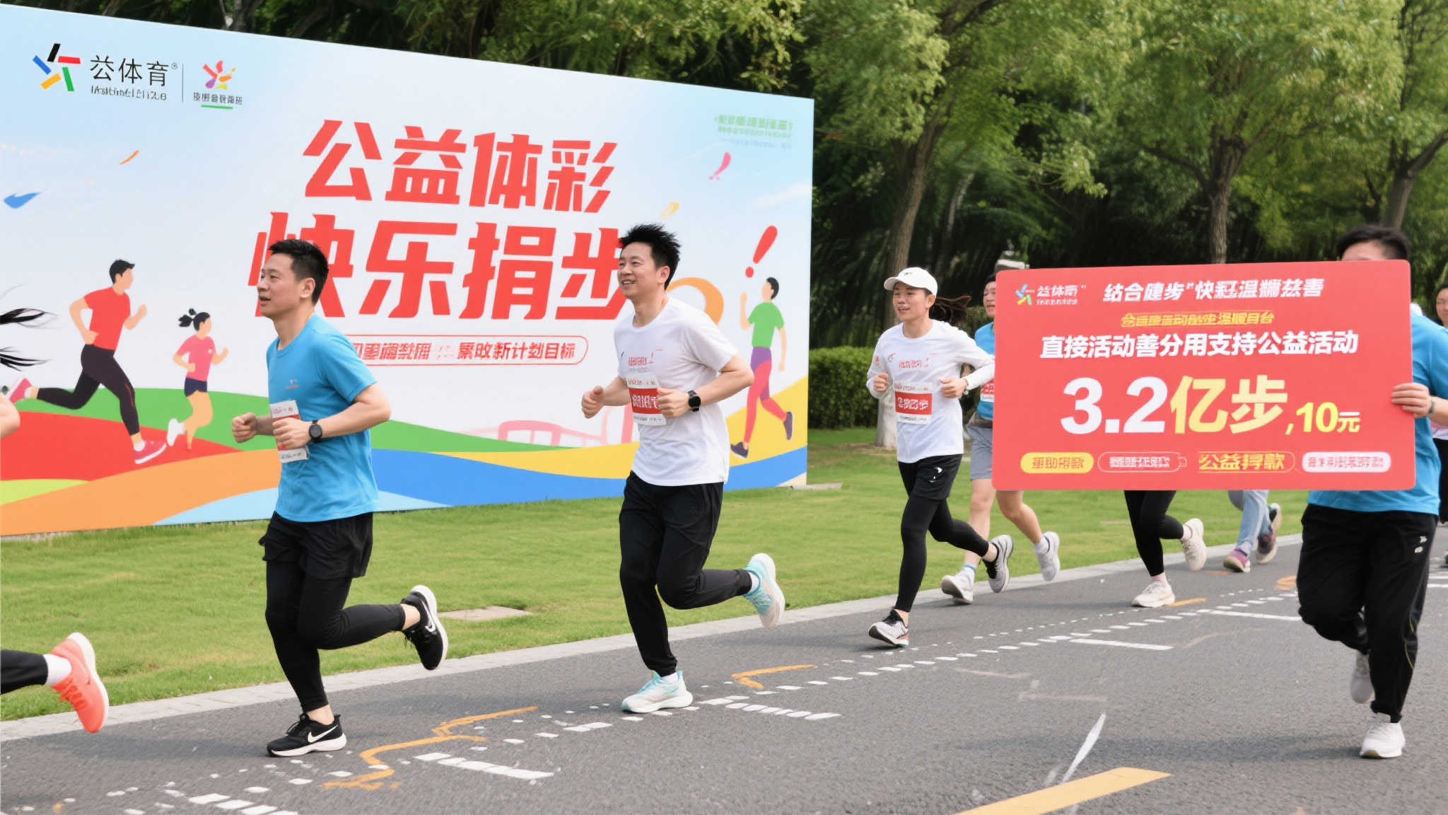 “公益体彩 快乐捐步”是一项结合健身与慈