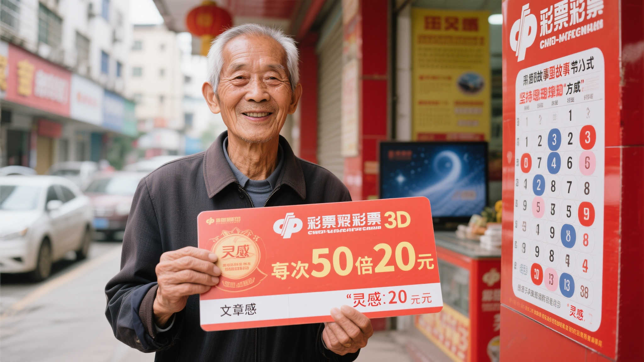 男子坚持十余年福彩3D单选倍投，终以300倍投注揽获42万大奖