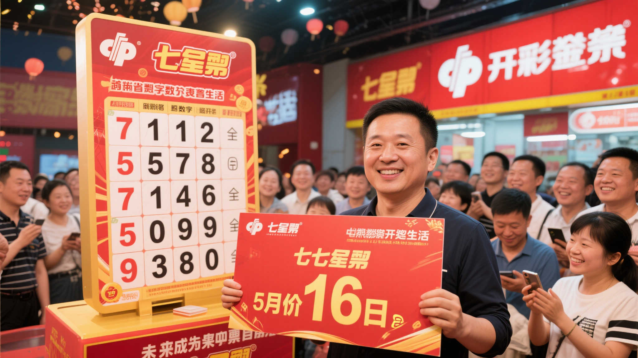 七星彩5月16日开奖盛况 七星彩5月16日开奖盛况