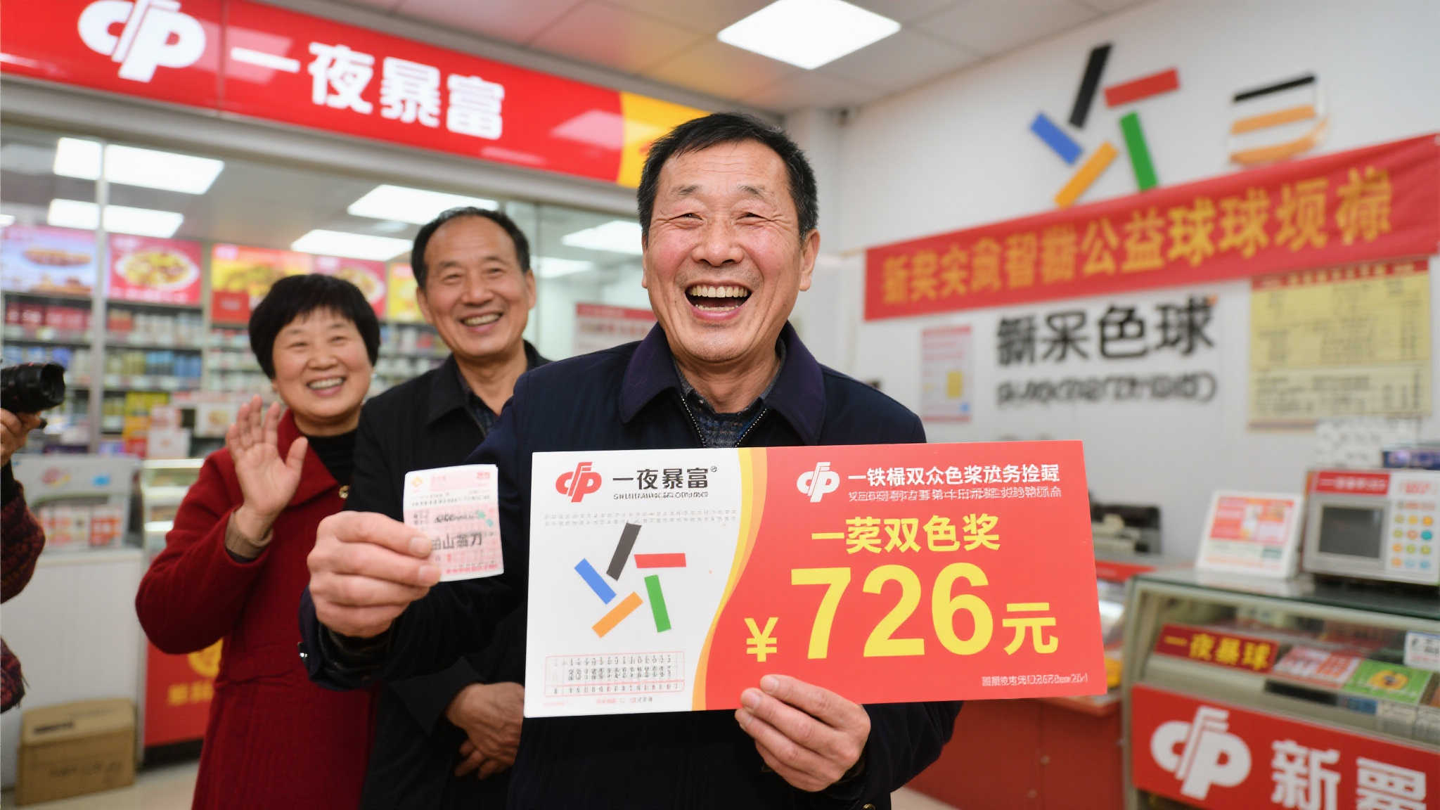 福彩忠实玩家揽双色球726万大奖 奖金全权交妻子管理 一:铁杆粉丝的坚持 终获双色球大奖
这